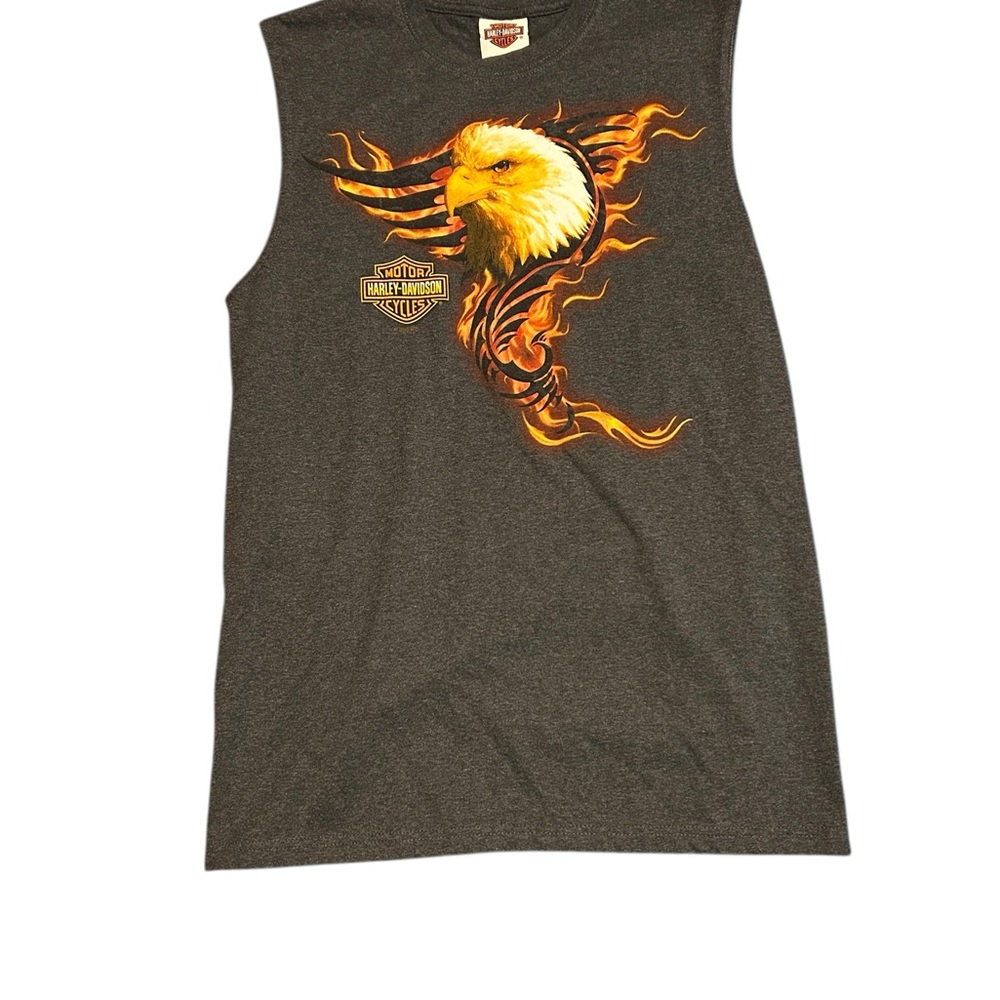 Harley-Davidson Screaming Eagle W/Flames sleeveless shirt